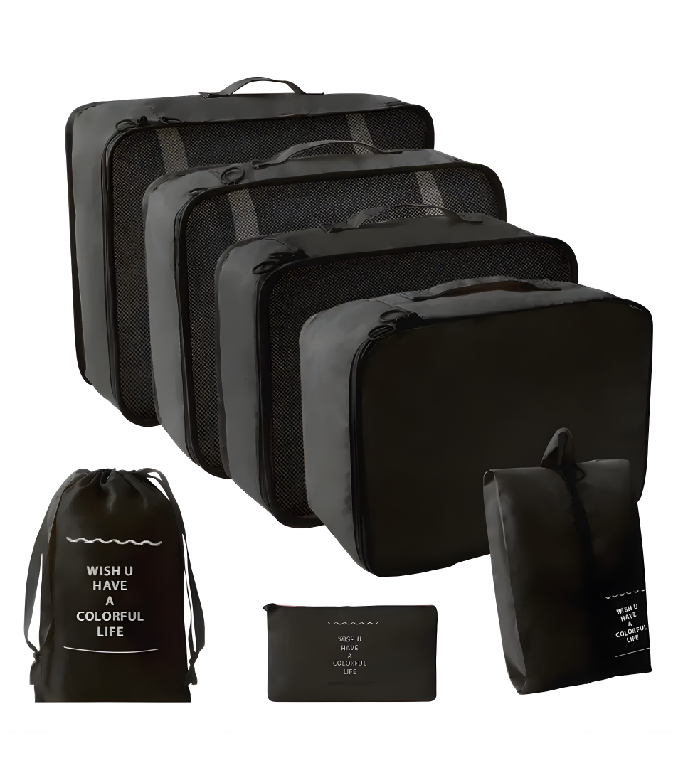7-Piece Packing Cube Set – Premium Travel Organizer