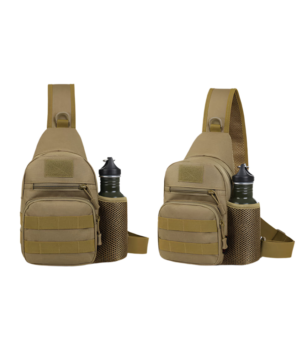 Single Shoulder Bag - Brown