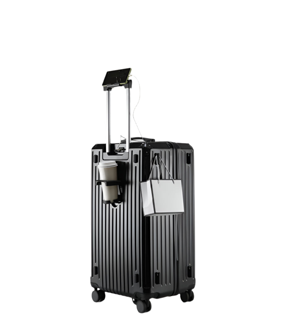 Smart Travel Suitcase - Medium Check In Koffer 66 liter Black