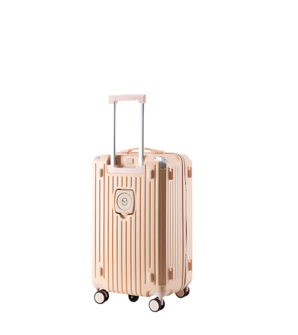 Smart Travel Suitcase - Large Check In Koffer 85 liter Pink
